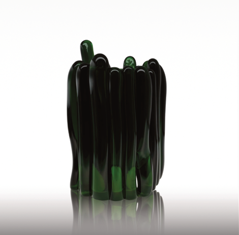 ALEXA LIXFELD ANTHO VASE / GREEN H12.6" x Ø8.2"