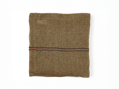 LIBECO MARIE BRONZE STRIPE NAPKIN 16.5" x 16.5"