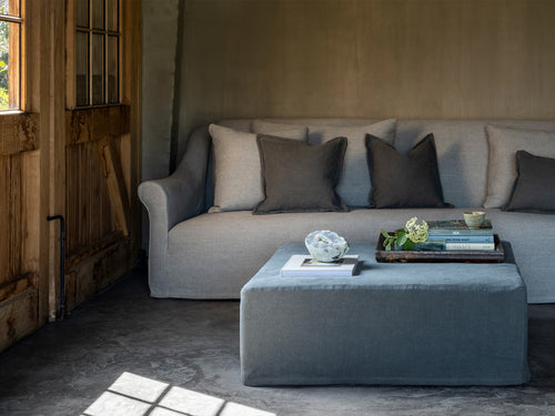COLLETT & VICTOR MATOMBA SOFA / SLIP COVERED
