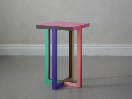 MARTIN HOLZAPFEL RALLY Z SIDE TABLE H20" x W12.5" x L12.5"