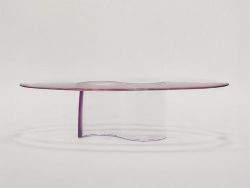 STUDIO COBER LIQUID COFFEE TABLE / TRANSPARENT PURPLE W54.3" x D24" x H15.7"