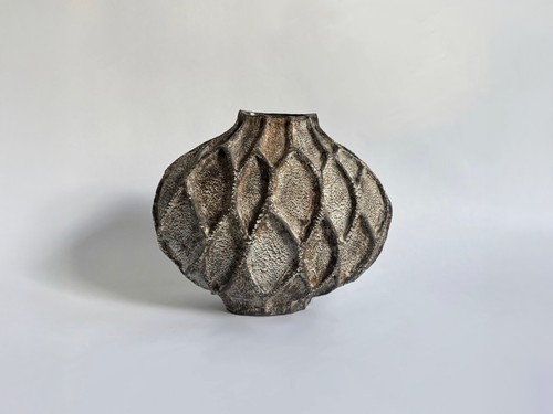 JULIE NELSON CHARCOAL CELLULAR ELLIPSE H11" x W13.5" x D7.5"