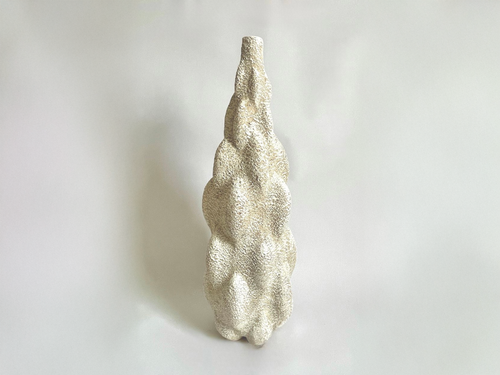 JULIE NELSON IVORY TALL BULB H29" x Ø10"