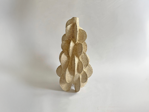 JULIE NELSON IVORY INFINITE BLOOM H23" x Ø12"