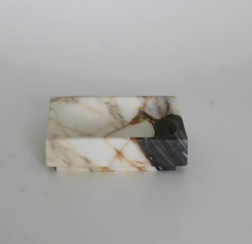 MICHAËL VERHEYDEN SMALL SQUARE TRAY / BRECCIA PONTIFICIA L6” x W6" x H1.5”