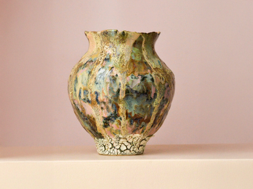 SASHA COURT SCATTERED INTELLIGENCE VESSEL H7.5" x Ø6.5"