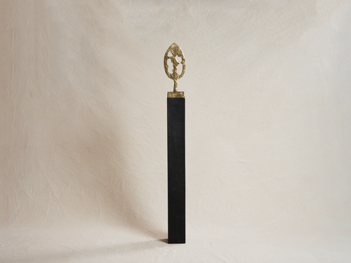 HERMA DE WIT SMALL ABSTRACT 03 BRONZE H16" x W6.3" x D4.2" **