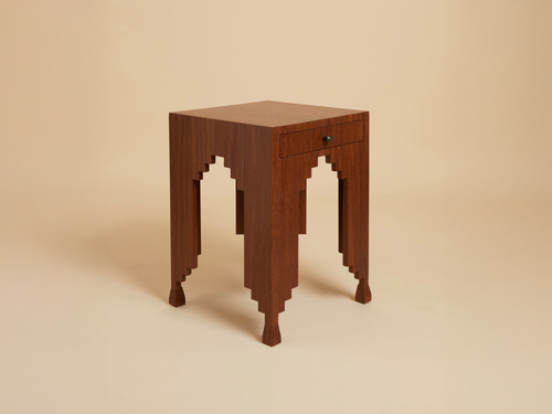 STUDIO EBUR PALMYRE SIDE TABLE H24.8" x L18.5" x D18.5"