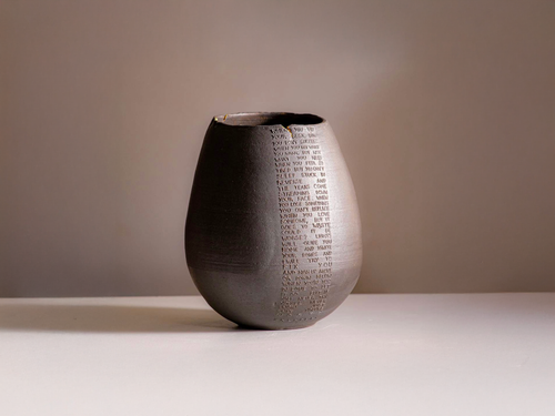 MARIE MARTIN 'FIX YOU' VASE Ø6.5" x H9.2"