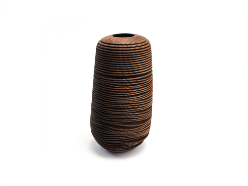 MACIEJ GASIENICA GIEWONT WOODEN OBJECT 2025/10 Ø5.7" x H10.4"