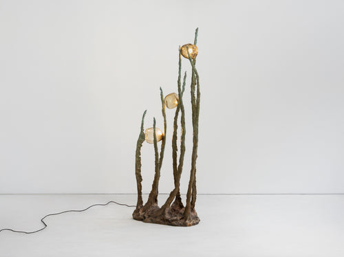 EMILIE LEMARDELEY POSIDONI FLOOR LAMP / 3 LIGHTS D15.7" x W23.6" x H70.8"