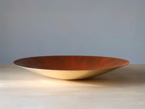 MICHAËL VERHEYDEN BEGHARD BOWL / LARGE RUST Ø25.5" x H4.5"