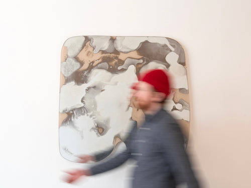 BEN & AJA BLANC MIRROR NO. 61 W39" x D40" x H1.25"