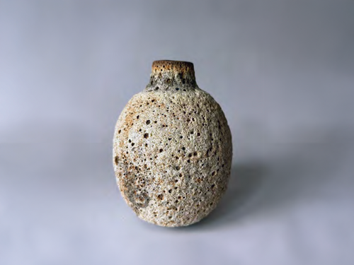 HEATHER ROSENMAN LAVA VASE / LUNA 25829 W5.5" x D5.5" x H8"