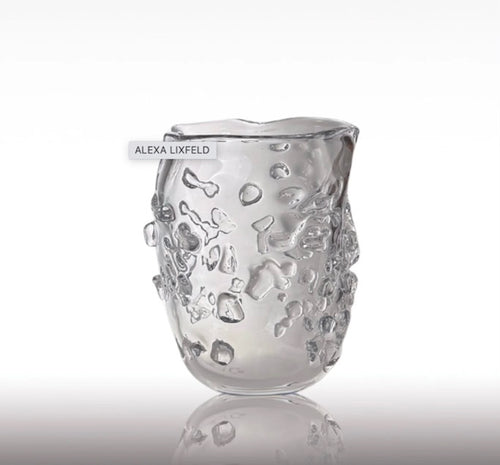 ALEXA LIXFELD STARDUST VASE / CRYSTAL 10.2" x 11.8"