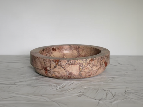 MICHAËL VERHEYDEN CIOTO BOWL SMALL / BRECCIA PERNICE Ø17.3" x H4.7"