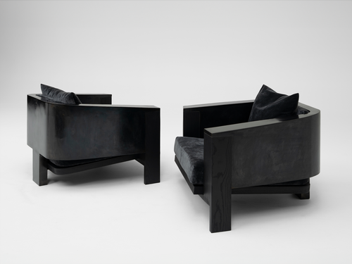 ARNO DECLERCQ FUNDAMENT CLUBCHAIR W39.4" x D33" x H26.4"