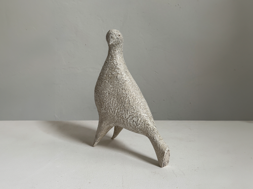 JULIE NELSON IVORY PONTI BIRD XXXXII W8.5" x D4" x H11.5"