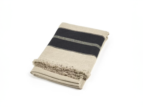 LIBECO MARSHALL MULTI STRIPES THROW 55” x 87"