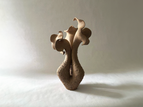 KQK DAHLIA SCULPTURAL VESSEL H19" x W10.75" x D10.75"