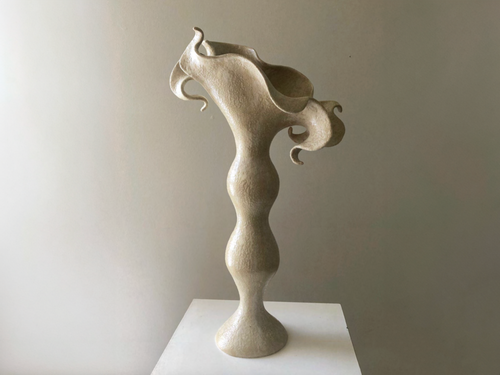 KQK VITRA SCULPTURAL VESSEL H19.75" x W10.75" x D6.5"