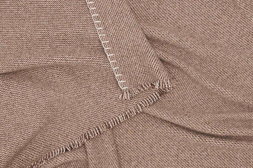 ALONPI THEO CASHMERE THROW / BROWN W57" x L79"