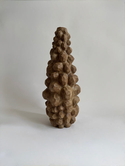 JULIE NELSON UMBER NODULAR FACET Ø8 x H20"