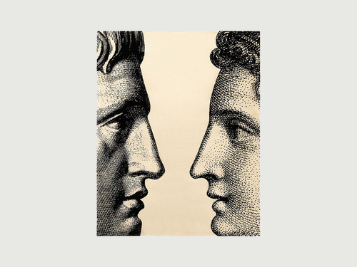 CC-TAPIS FORNASETTI PROFILI RUG 7'5" x 9'8"