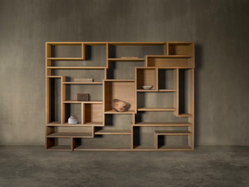 KĀNA OBJECTS LABYRINTH WALL SHELF