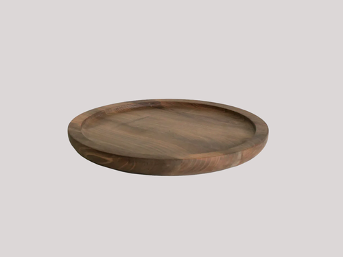 MICHAËL VERHEYDEN GY TRAY SMALL / WALNUT Ø11.4" x H1.6"