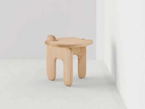 FAYE TOOGOOD PALETTE SIDE TABLE / SYCAMORE H19.3" x W20.5" x D20.1"
