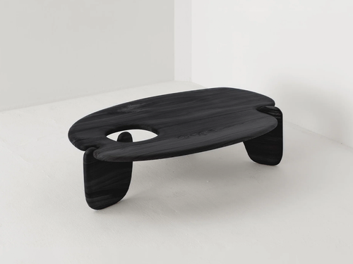FAYE TOOGOOD PALETTE COFFEE TABLE / SCORCHED OAK H15.4" x W59.1" x D39.4"