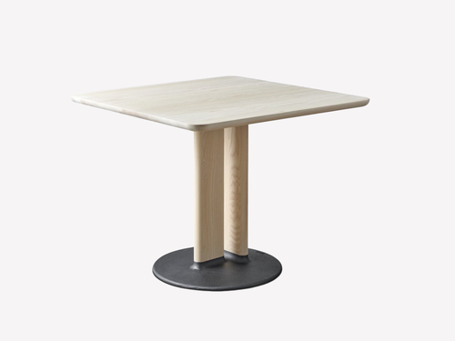 GEMLA STAM DINING TABLE / SQUARE H28.7" x L35.4" x W35.4"