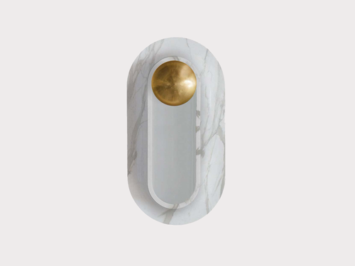 JAN GARNCAREK PFAFFIKON SCONCE / CARRARA W10" x D5" x H18"