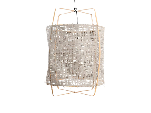 AY ILLUMINATE Z2 BLONDE BAMBOO / PAPER GREY PENDANT  Ø26.5" H37.75”