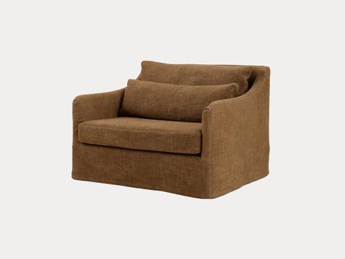 COLLETT & VICTOR JANE LOVESEAT / SLIP COVERED