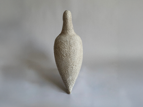 JULIE NELSON IVORY PONTI BIRD V W10" x D6" x H15"