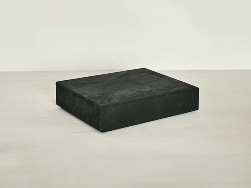 MICHAËL VERHEYDEN VELVET LETTER BOX / OCEANO W9.8" x H2.4" x D7.5"
