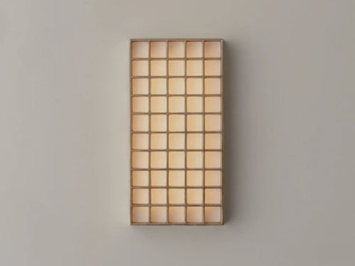 VOLKER HAUG STUDIO BRUCE DOUBLE SCONCE H18.6” x W2.75” x D2.75”