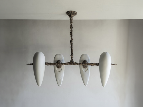 WILLIAM GUILLON LV-426 HORIZONTAL CHANDELIER H48" x W60"