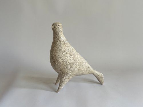 JULIE NELSON IVORY PONTI BIRD XXXVIII W9" x D4" x H10.75"