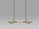 Load image into Gallery viewer, PAUL MATTER TRYST SIX CHANDELIER W81&quot; x D44&quot;

