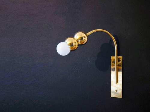 EMILIE LEMARDELEY ORION SCONCE / BRASS H12' x W11.2" x D2"