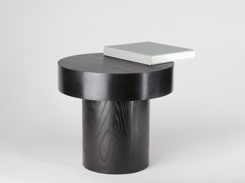 GUILLAUME SASSEVILLE MATTE BLACK INGREDIENT TABLE / LARGE Ø20” x H18.5"