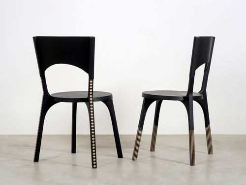 ZANAT CAFÉ TATTOO CHAIR / CARVED W15.5” x D15.5” x H32” x SH17”