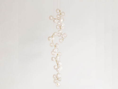 GIOPATO & COOMBES MAEHWA CHANDELIER CASCADE 39 W57 x D67 x H89.7"