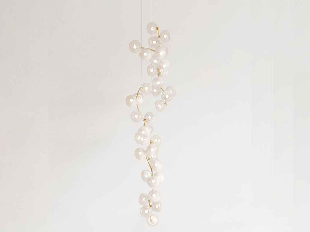 GIOPATO & COOMBES MAEHWA CHANDELIER CASCADE 39 W57 x D67 x H89.7