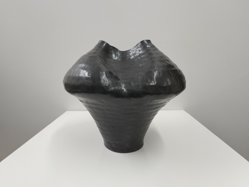 CHARLYN REYES DOUBLE CURVED VESSEL H15.5” x Ø15.5”