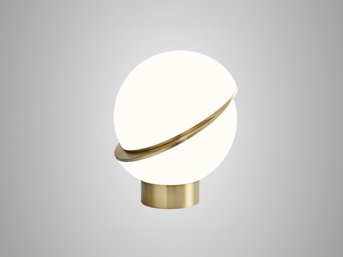 LEE BROOM CRESCENT TABLE LAMP Ø15" x H19.1"
