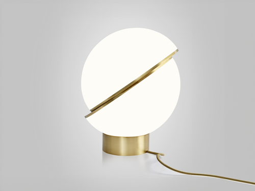 LEE BROOM CRESCENT TABLE LAMP Ø15" x H19.1"